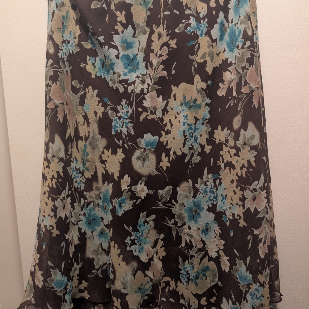 Briggs New York Multicolored Midi A-line Skirt for Casual Wear